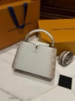 cheap quality Louis Vuitton Capucines Himalaya Alligator 27